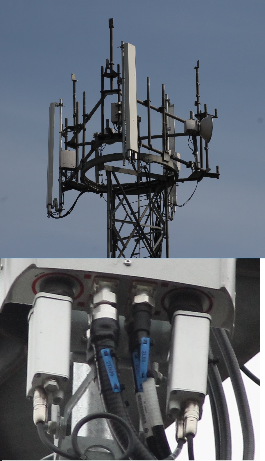 Vodafone and O2 4G masts by Beacon area